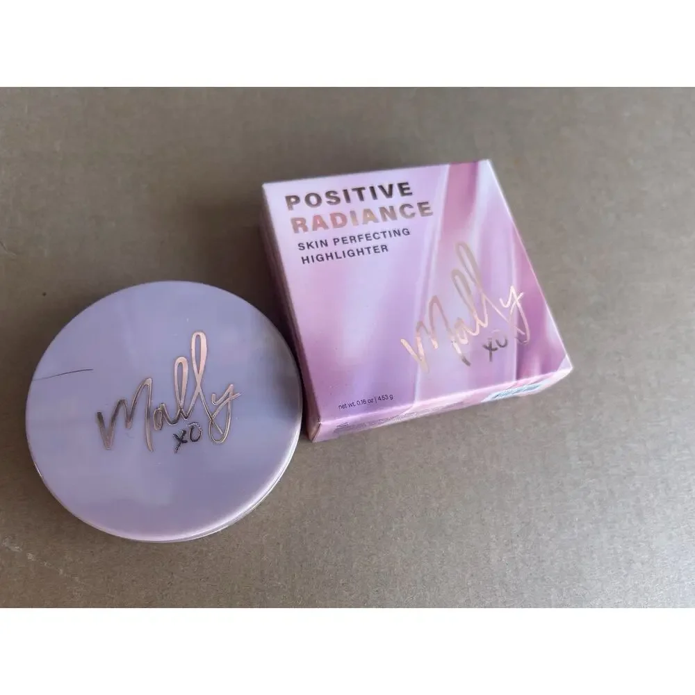 5 Mally Beauty Positive Radiance Skin Perfecting Highlighter Pearlicious Pink - Picture 9 of 9